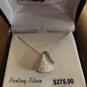 Hershey’s kiss pendant with Swarovski elements